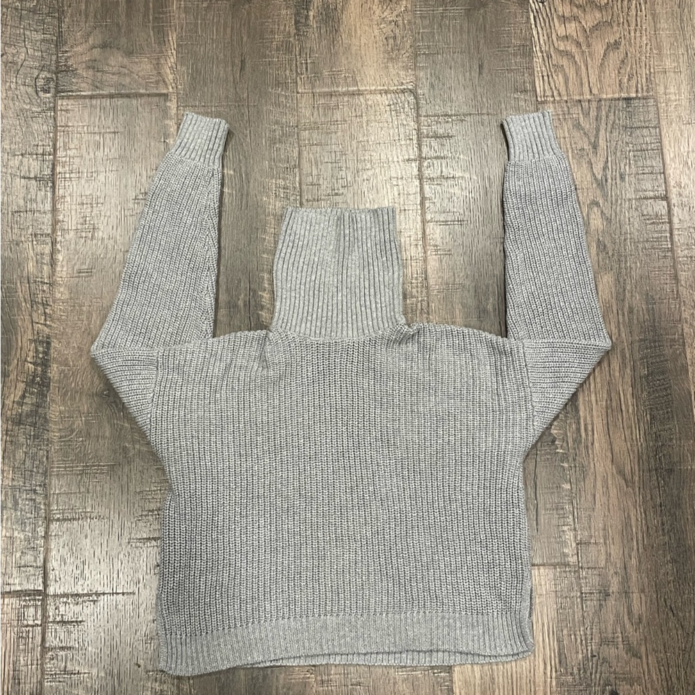Gray Knit Sweater